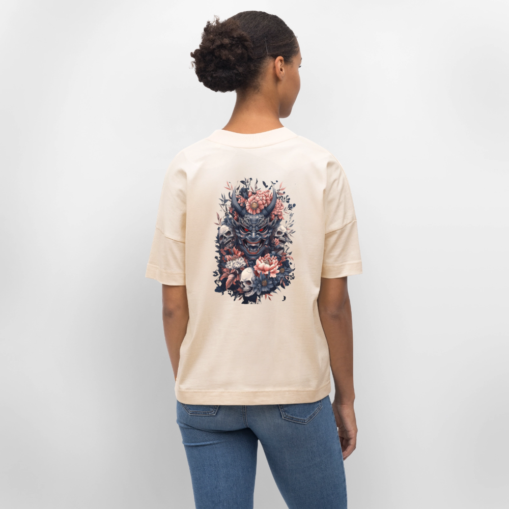 Men’s graphic t-shirt UK – DEUS “Oni’s Garden” Tee - natural raw