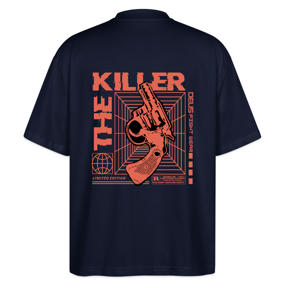 Men’s graphic t-shirt UK – DEUS “The Killer” Limited Edition Tee - navy