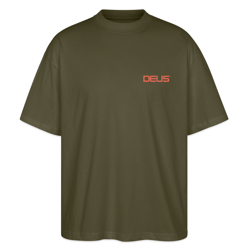 Men’s graphic t-shirt UK – DEUS “The Killer” Limited Edition Tee - khaki