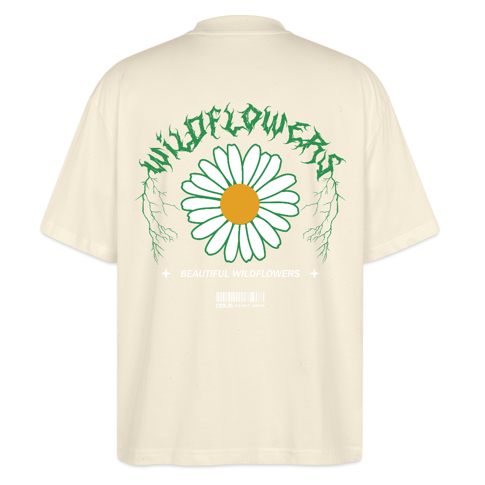Oversized t-shirt UK – DEUS “Wildflowers” Oversized Tee - soft Ecru