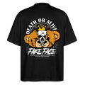 Graphic t-shirt UK – DEUS “Fake Face” Street Tee - black
