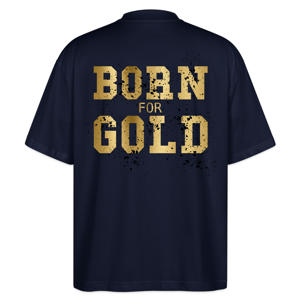 Oversized t-shirt UK – DEUS “Born for Gold” Oversized Tee - navy