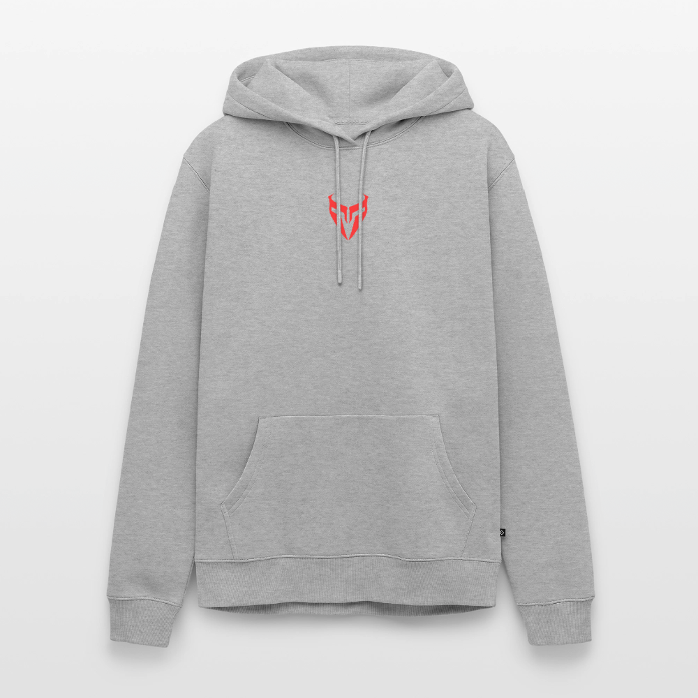 Men’s gym hoodie – DEUS “We Don’t Play” Hoodie - heather grey