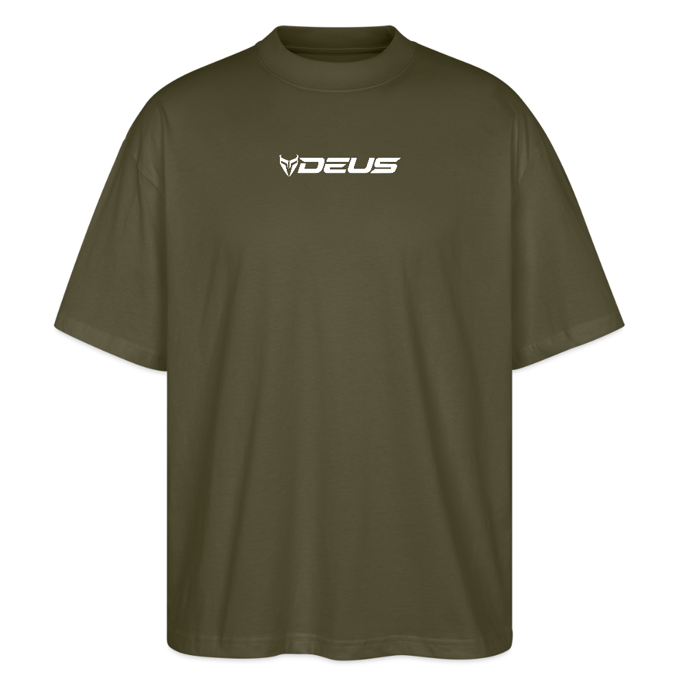 Graphic t-shirt UK – DEUS “Fake Face” Street Tee - khaki