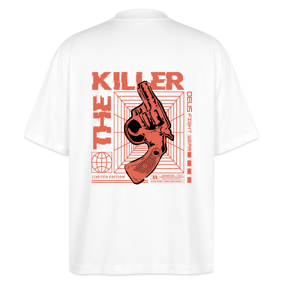 Men’s graphic t-shirt UK – DEUS “The Killer” Limited Edition Tee - white