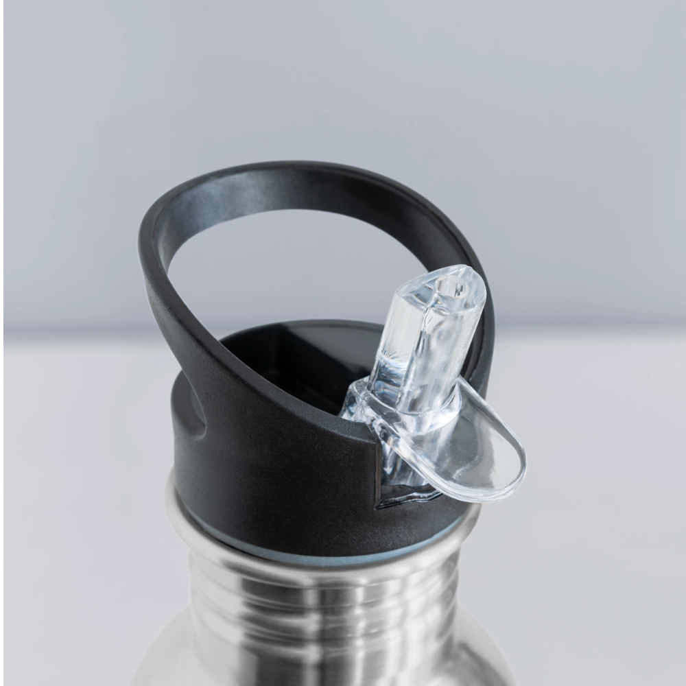 Stainless steel gym water bottle – Vigil Steel Bottle - silver