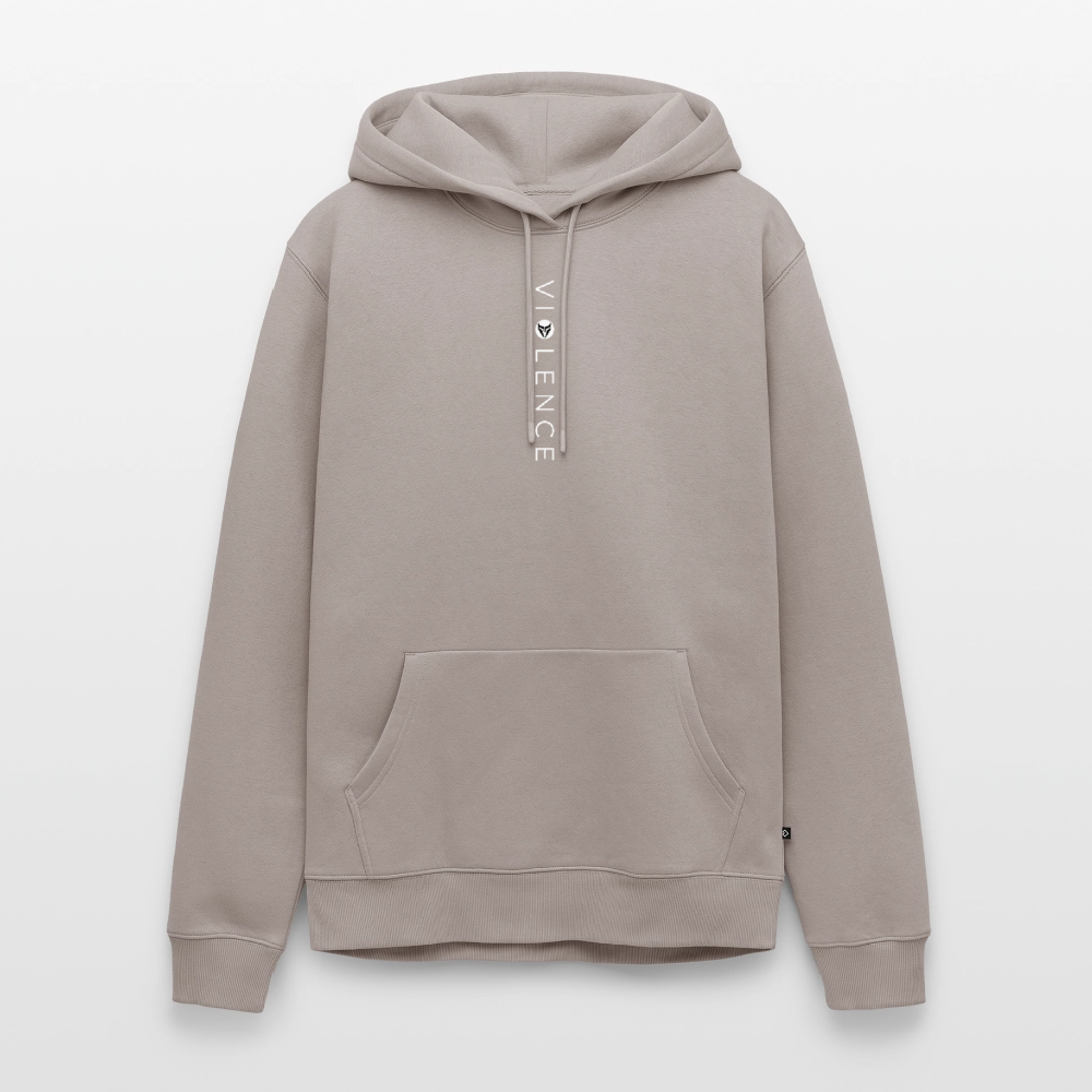 Men’s premium gym hoodie – DEUS Violence Hoodie - taupe