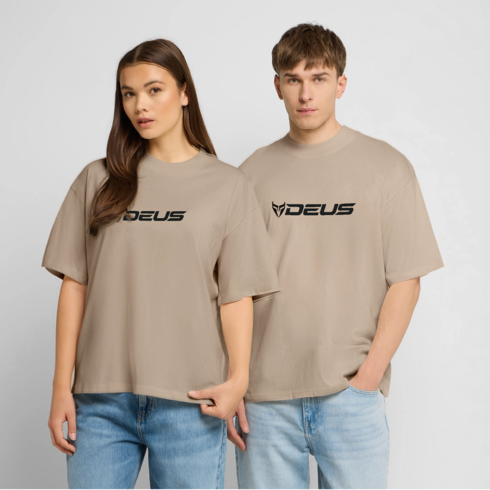 Men’s graphic t-shirt UK – DEUS “The Killer” Limited Edition Tee - stone