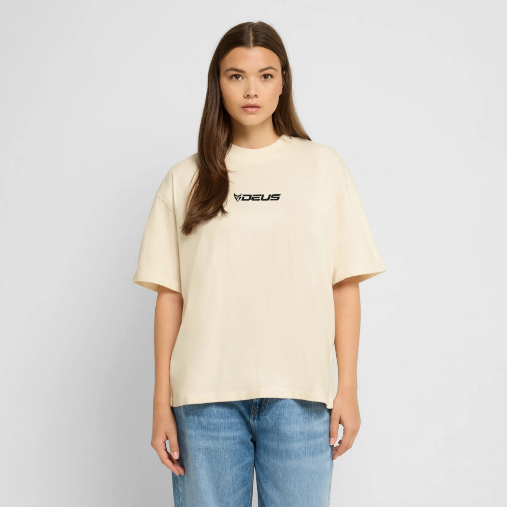 Oversized t-shirt UK – DEUS “Wildflowers” Oversized Tee - soft Ecru