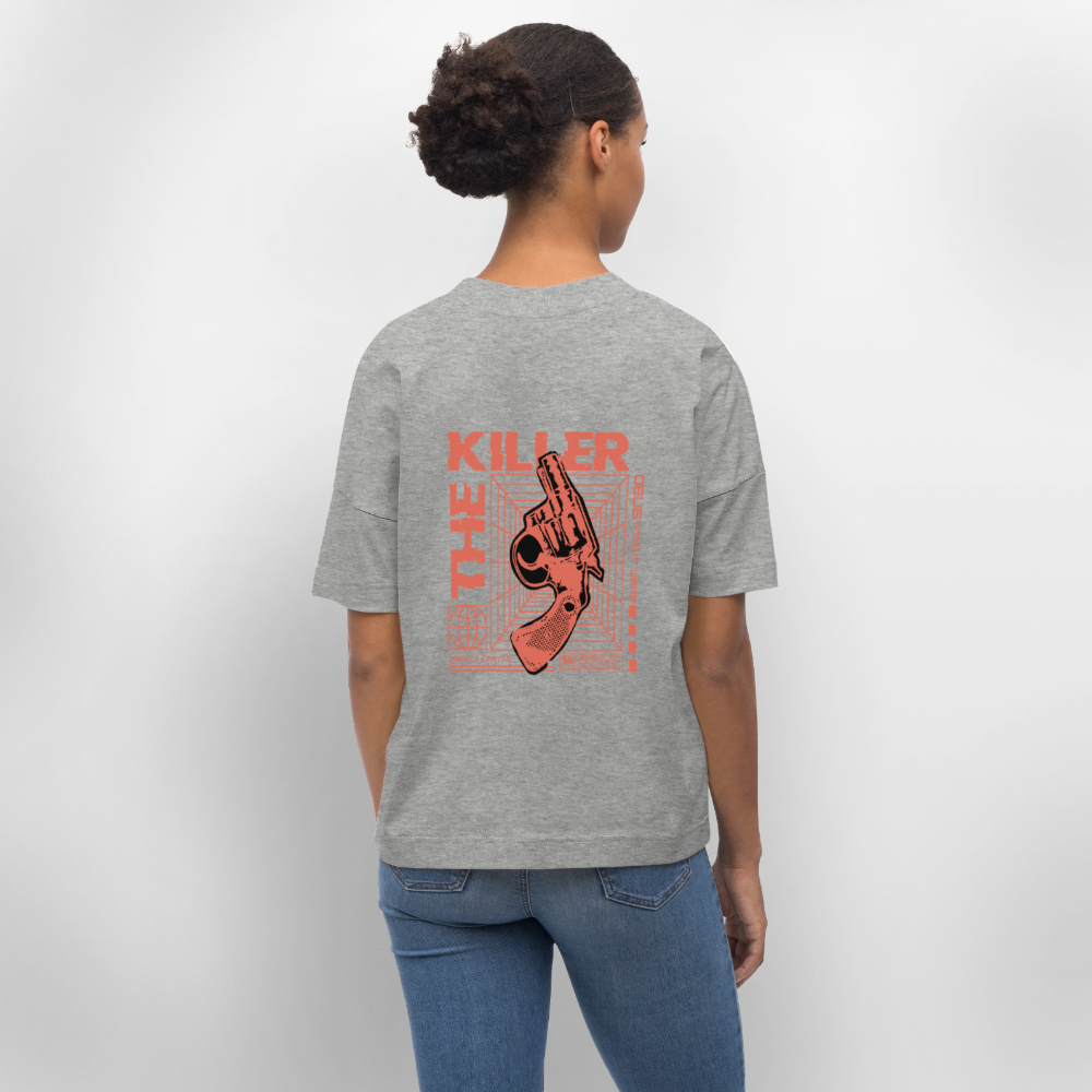 Men’s graphic t-shirt UK – DEUS “The Killer” Limited Edition Tee - heather grey