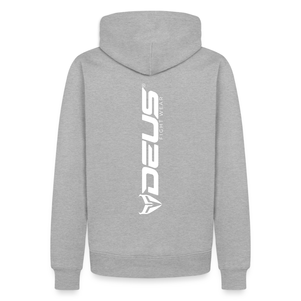 Men’s premium gym hoodie – DEUS Axis Hoodie - heather grey