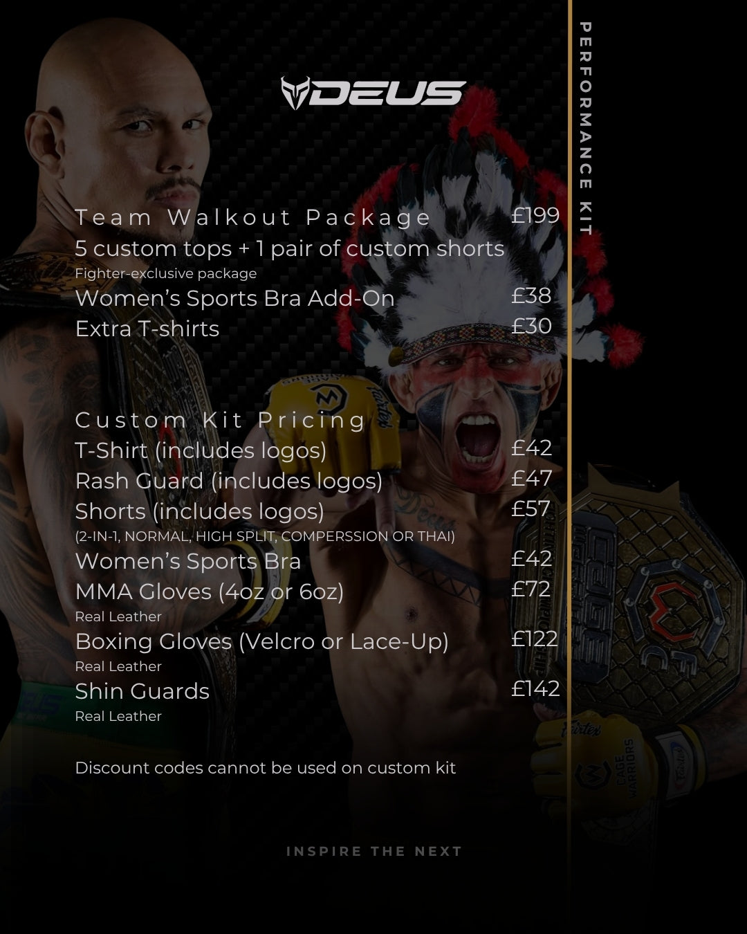 Custom MMA Kit UK Deposit – Secure Your Slot