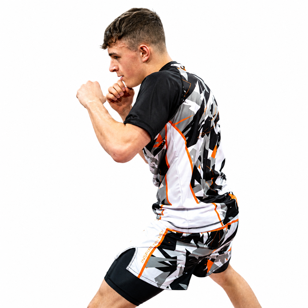 Orange Chaos Full Kit – 2-in-1 Shorts