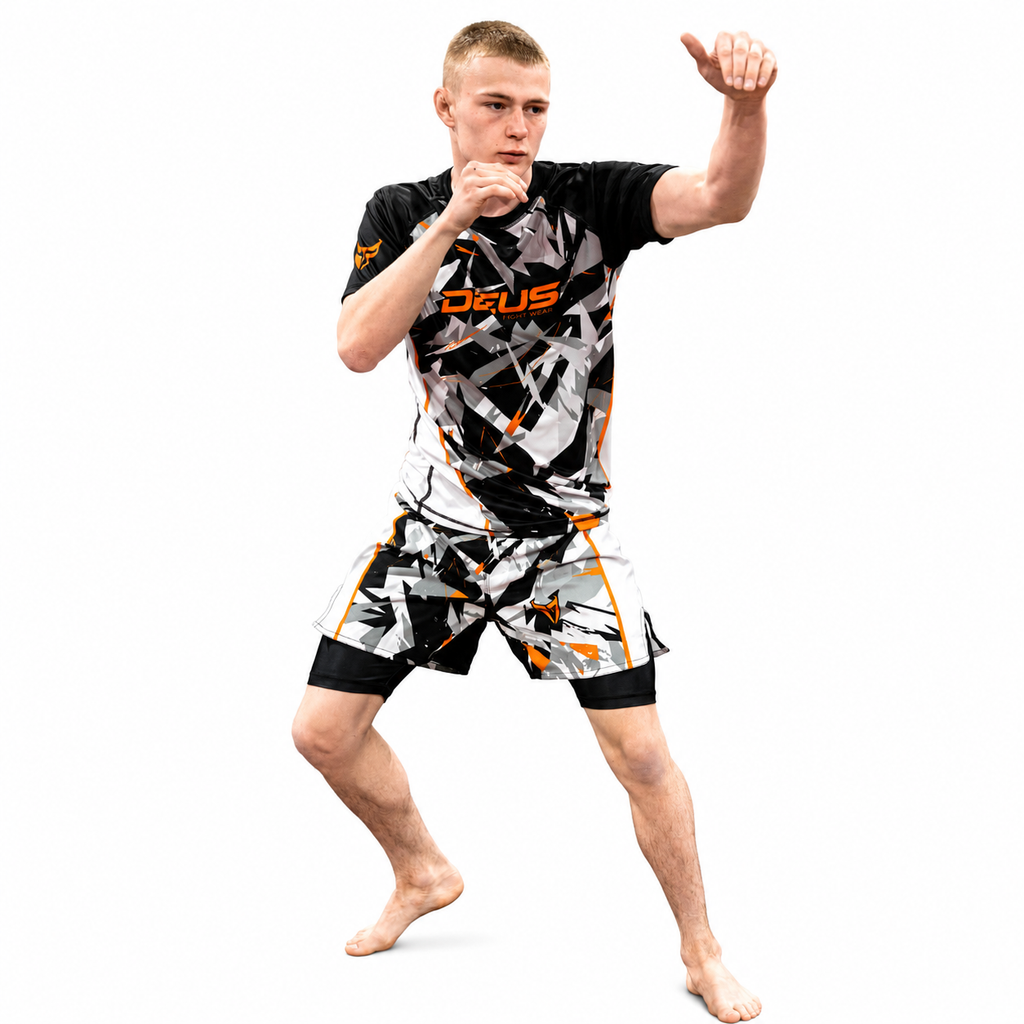Orange Chaos Full Kit – 2-in-1 Shorts