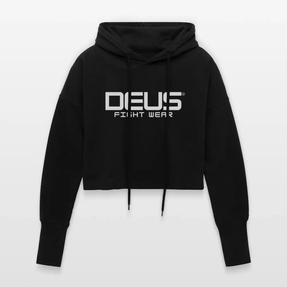 Cropped Women’s Hoodie - black