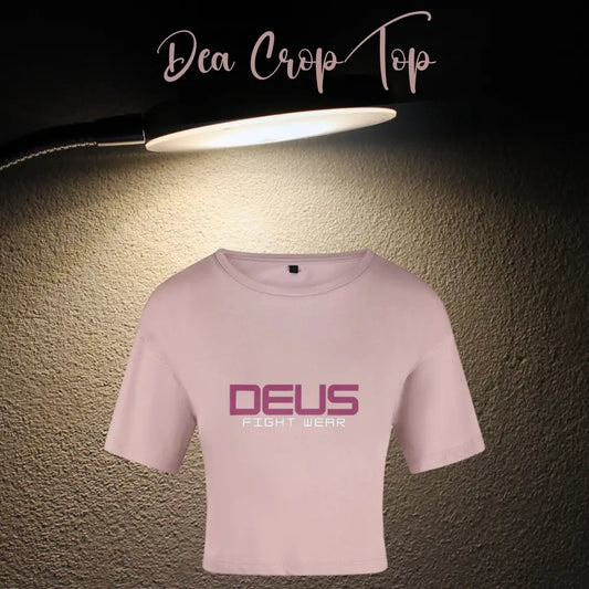 DEA Range Cropped T-Shirt - Light Pink