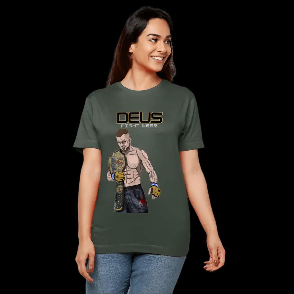 Deus Fight Wear – Burlo Champ Top - Military Green / Small - Product Type