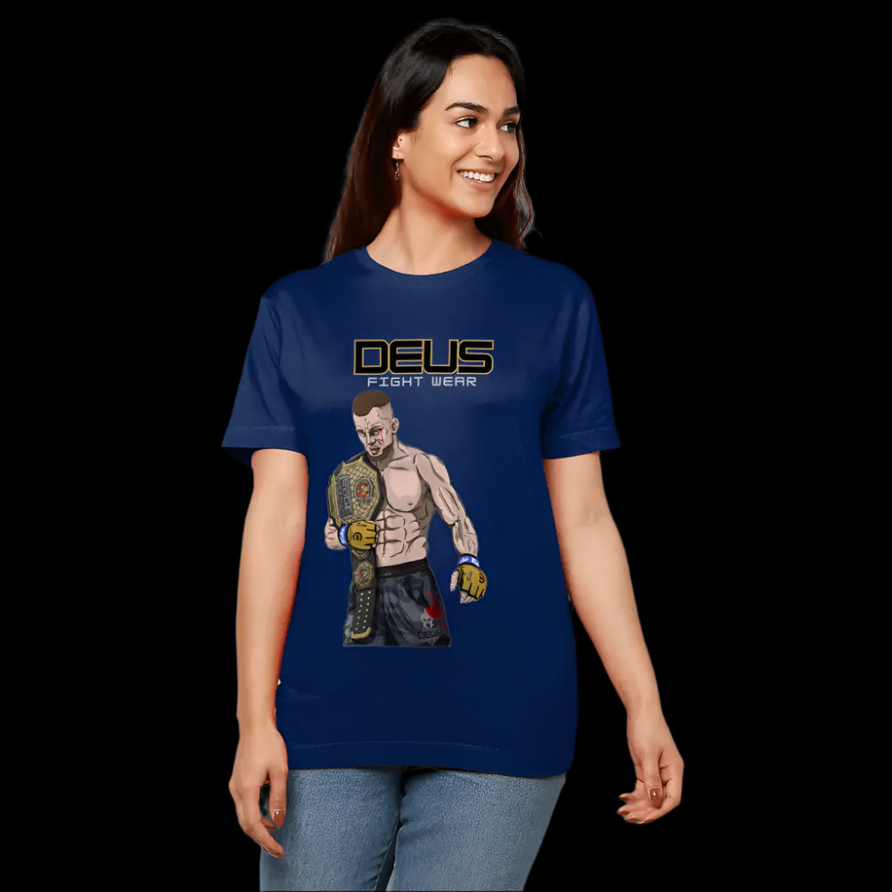 Deus Fight Wear – Burlo Champ Top - Navy / Small - Product Type