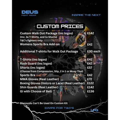 Deus Fight Wear Custom Kit - Deposit