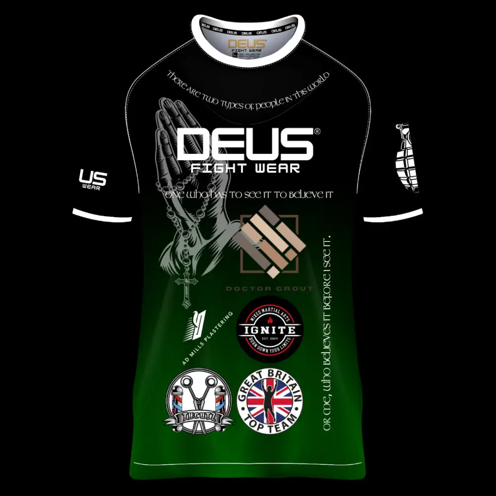 Deus Fight Wear Tayler Mills Walkout T-Shirt (Unisex) - XS / MILLSY 20/12/25