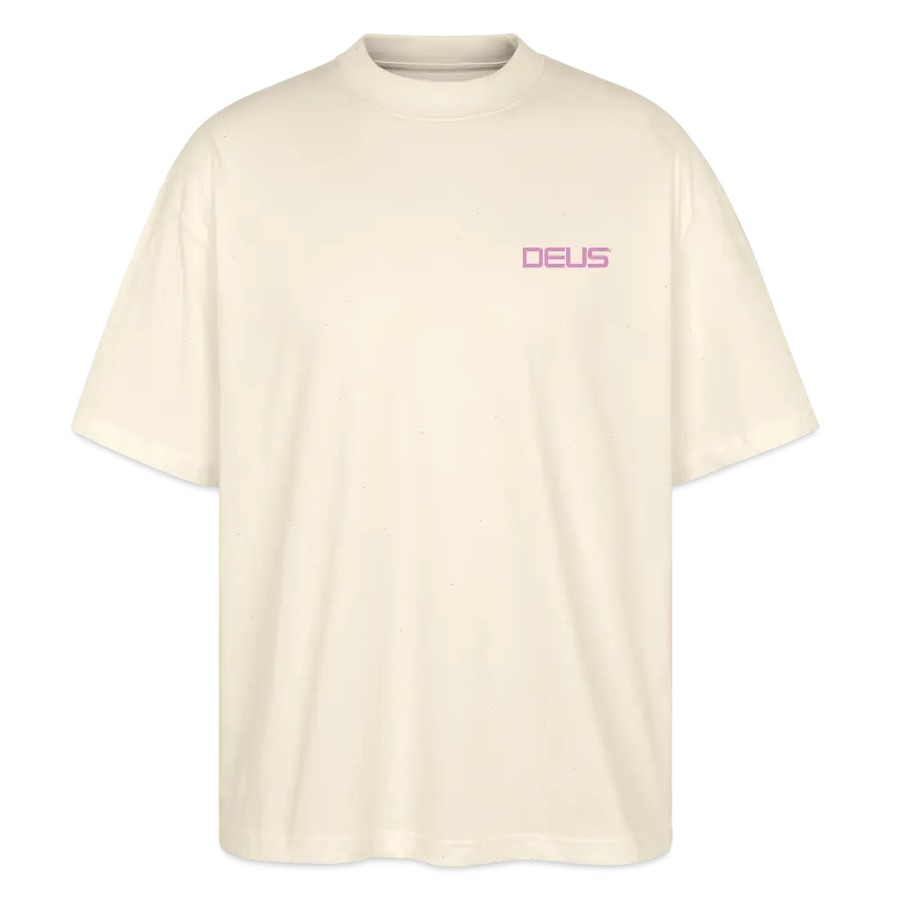 DEUS Fight Wear "Freedom Bear" Oversized Tee - natural raw