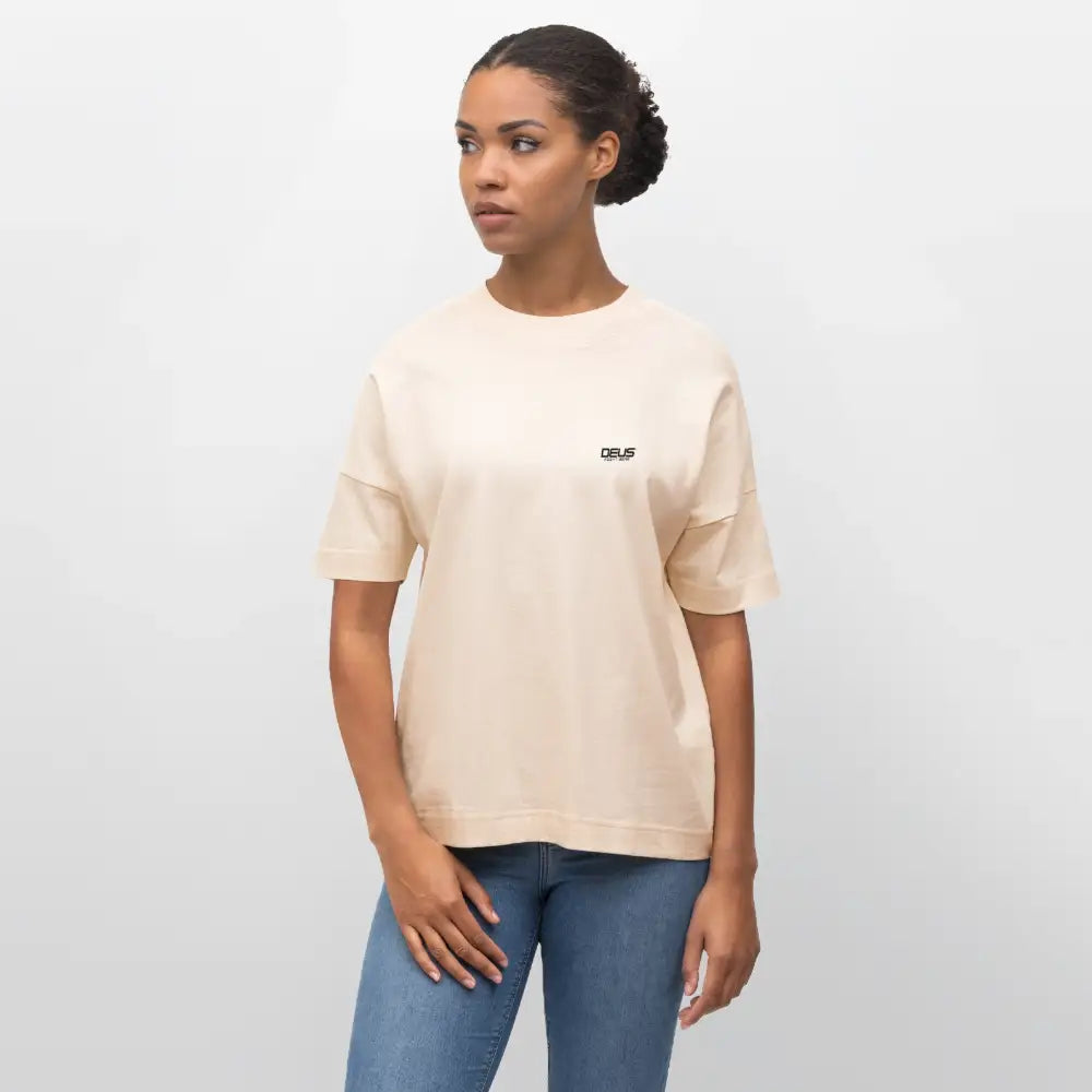 DEUS “ONI’S GARDEN” TEE - natural raw