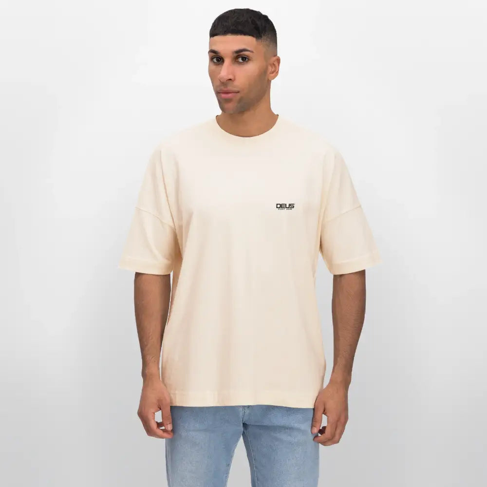 DEUS “ONI’S GARDEN” TEE - natural raw