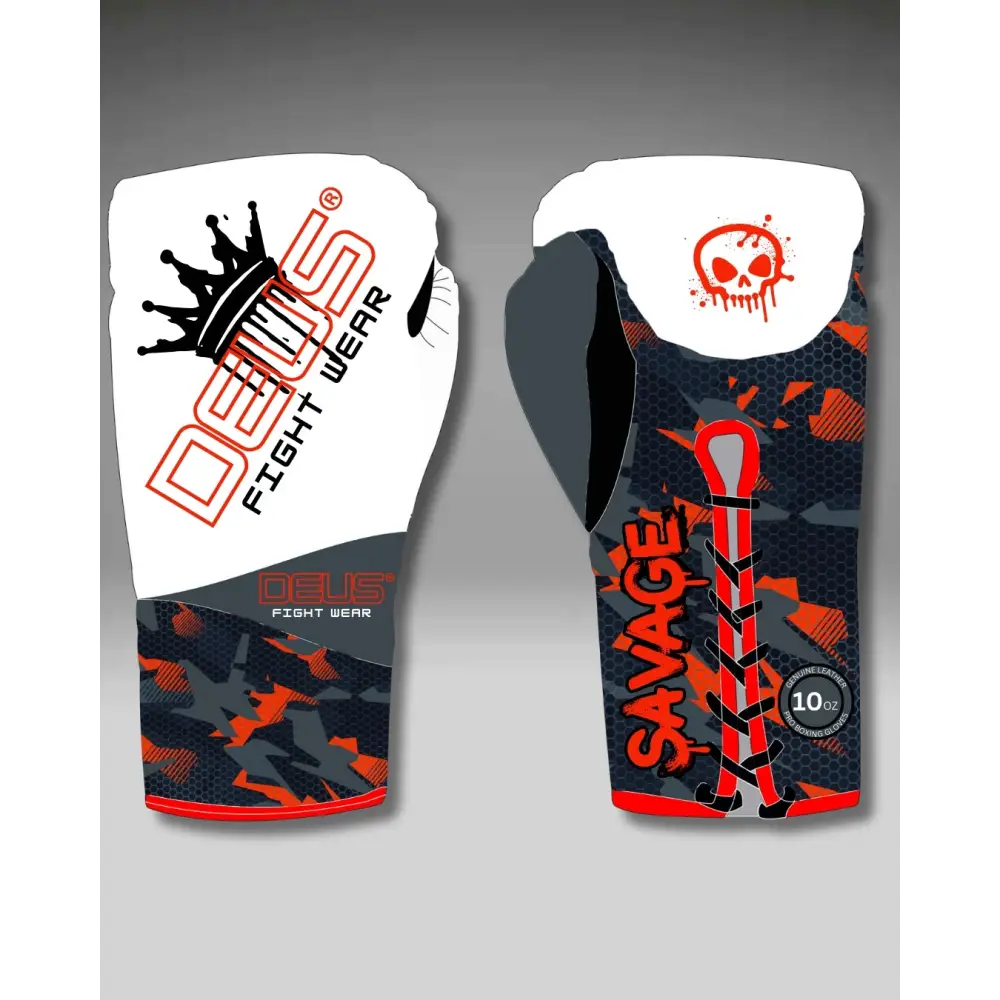 DEUS ’Savage Crown’ Series Boxing Gloves - 8oz