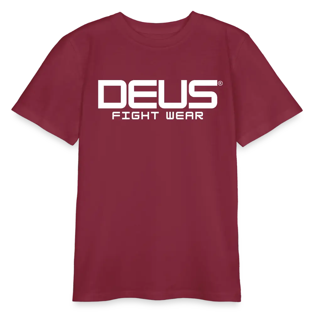 Organic Teen T-Shirt MINI CREATOR - burgundy