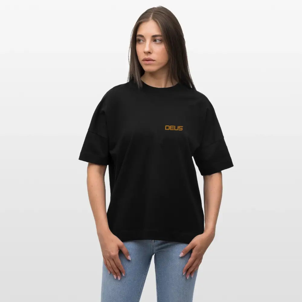 Stanley/Stella Oversized Unisex Organic T-shirt Blaster - black