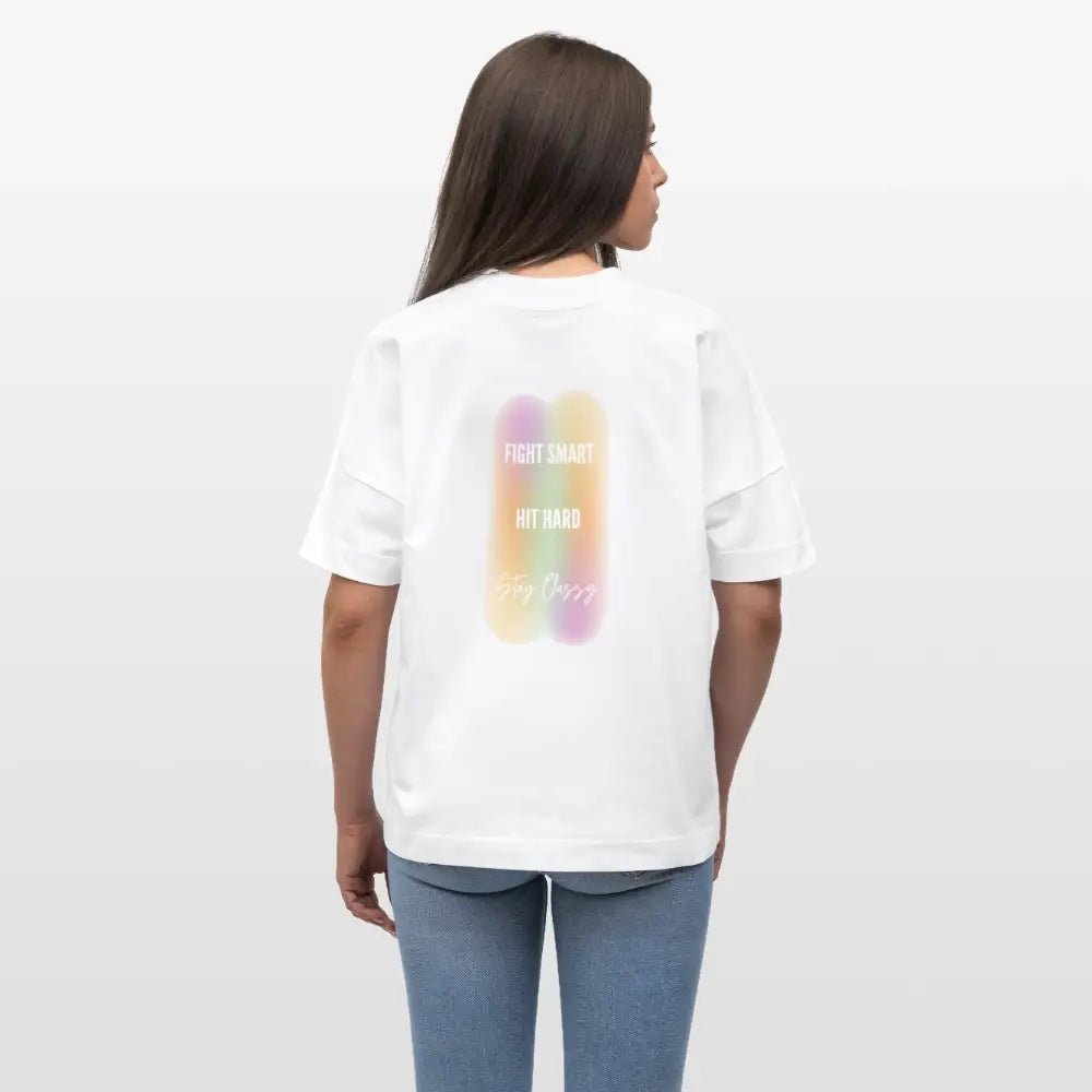 Stanley/Stella Oversized Unisex Organic T-shirt Blaster - white